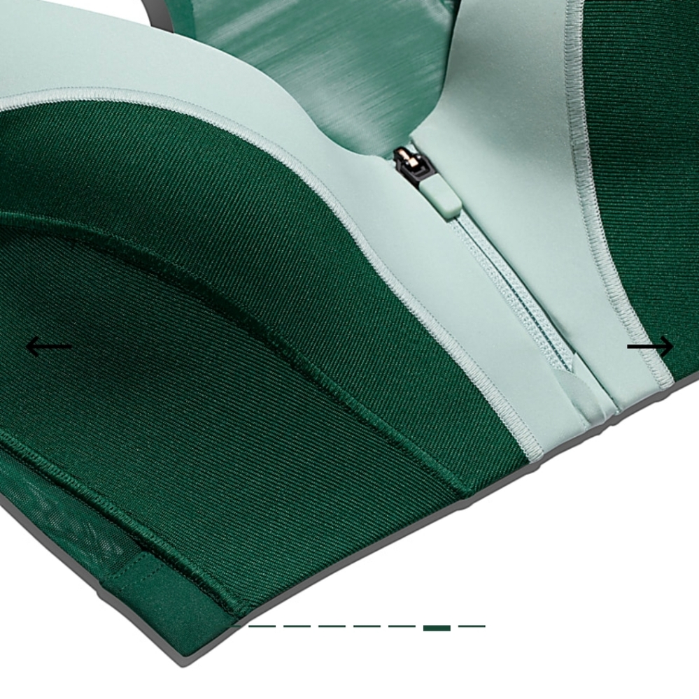 Adidas x Ivy Park Drip Collection zip sports bra